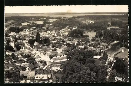AK Villemeux-sur-Eure, Vue Generale, Fliegeraufnahme