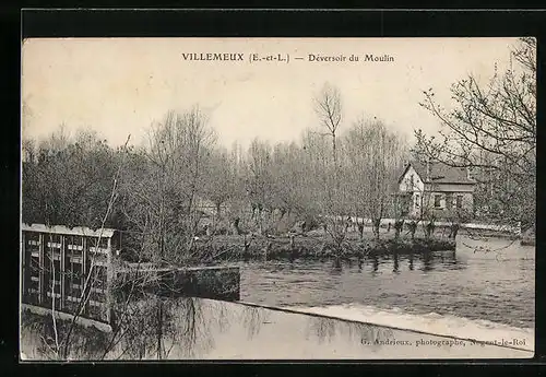 AK Villemeux, Deversoir du Moulin