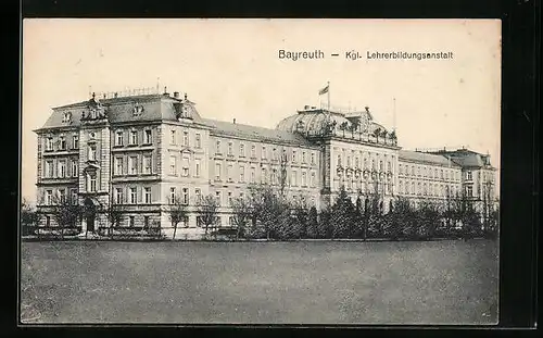 AK Bayreuth, Partie an der Kgl. Lehrerbildungsanstalt
