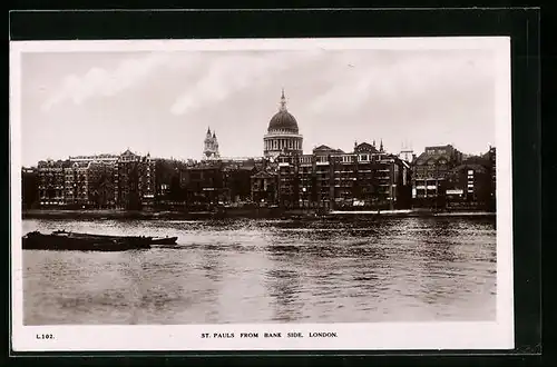 AK London, St. Pauls from Bank Side