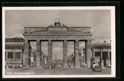 AK Berlin, Blick auf das Brandenburger Tor