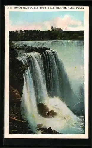 AK Niagara Falls, Horseshoe Falls from Goat Isle