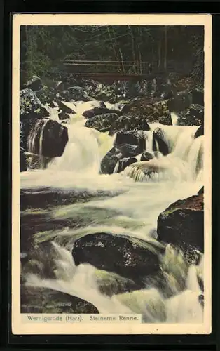 AK Wernigerode, Wasserfall Steinerne Renne
