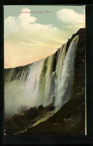 AK Horseshoe Falls from Below