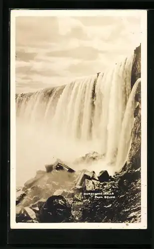 AK Horseshoe Falls from Below