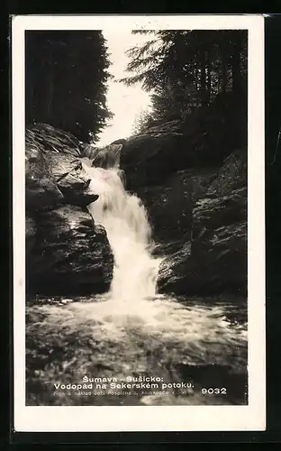 AK Sumava-Susicko, Vodopád na Sekerském potoku, Wasserfall