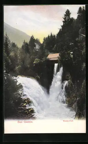 AK Bad Gastein, Idylle am Wasserfall