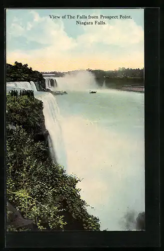 AK Niagara Falls, View of The Falls from Prospect Points