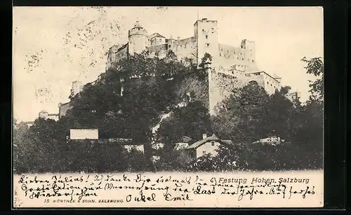 AK Salzburg, Festung Hohen Salzburg