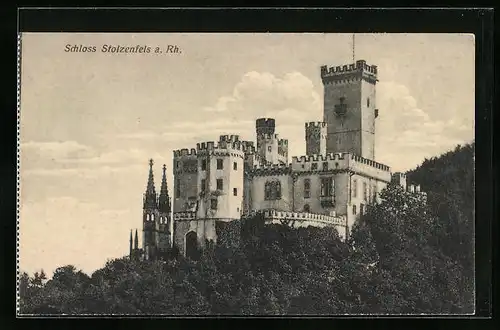 AK Schloss Stolzenfels am Rhein