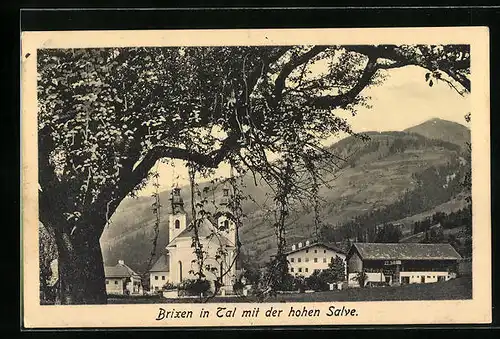 AK Brixen, Panorama mit der hohen Salve
