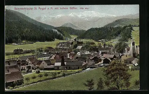 AK St. Aegyd a. N., Panorama mit hohem Göller