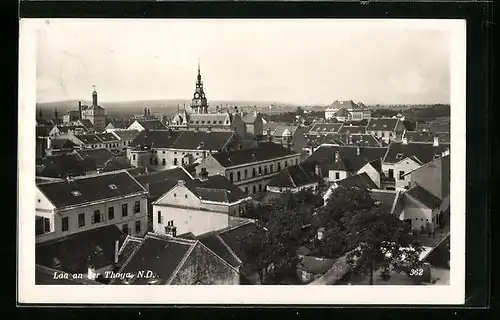 AK Laa a. d. Thaya, Teilansicht aus der Vogelschau