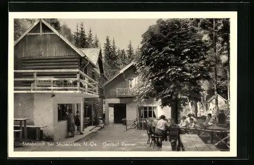 AK Steinbründl bei Säusenstein, Gasthof Renner