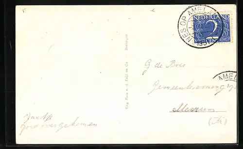 AK Nes / Ameland, Badegäste am Strand