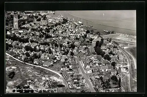 AK West-Terschelling, Panorama in vogelvlucht