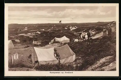 AK Ameland, Kampeeren op Ameland