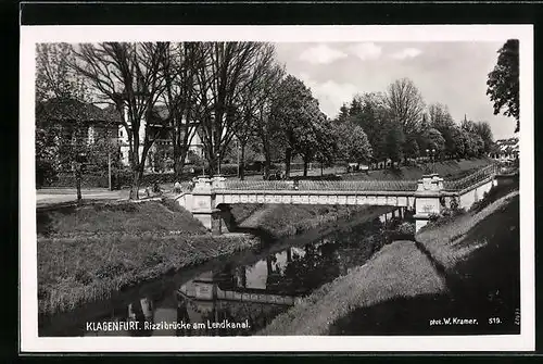 AK Klagenfurt, Rizzibrücke am Lendkanal