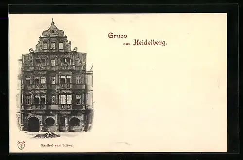 AK Heidelberg, Gasthof zum Ritter