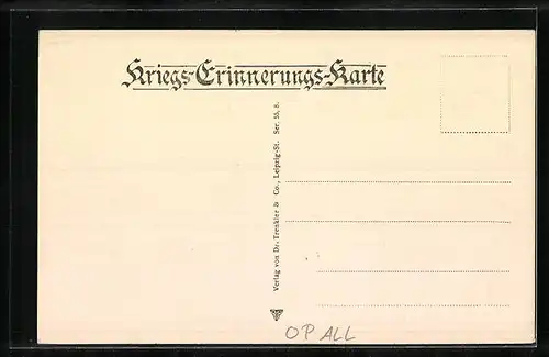AK Bialla, Ortsansicht mit Kriegsschäden