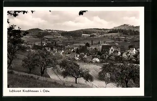 AK Kirschhausen i. Odenwald, Generalansicht mit der Kapelle