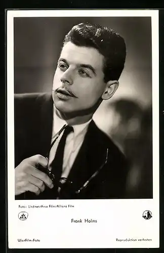 AK Schauspieler Frank Holms, in Die Wilde Auguste