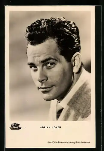 AK Schauspieler Adrian Hoven, in Ja, so ist es mit der Liebe