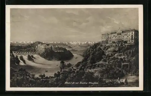 AK Neuhausen, der Rheinfall und das Institut Rhenania