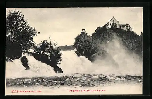AK Neuhausen, Rheinfall und Schloss Laufen