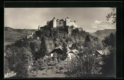 AK Salzburg, Panoramablick mit der Festung Hohensalzburg