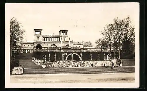 AK Potsdam, Schloss Sanssouci, vor der Orangerie