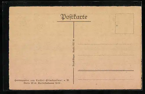 Künstler-AK Eisenach, die Lutherstube in der Wartburg