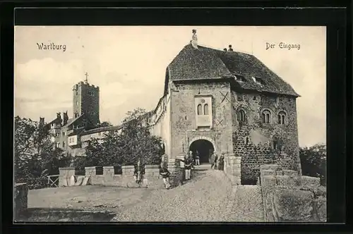 AK Eisenach, Wachen am Eingang zur Wartburg