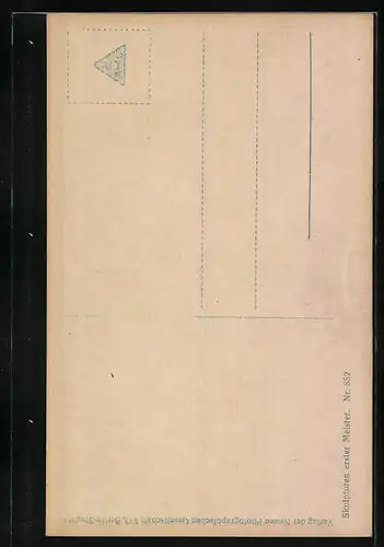 AK Plastik Eine Frage von R. Boeltzig, Berlin