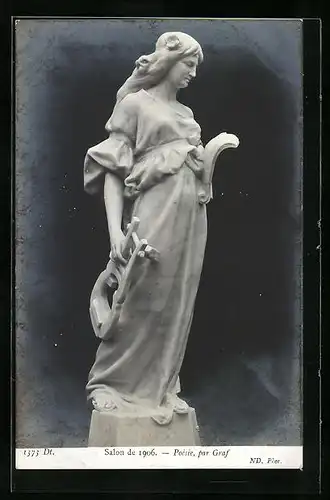 AK Plastik Poesie, par Graf, Salon de 1906