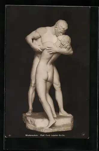 AK Plastik Wiedersehen, Professor Ferd. Lepcke, Berlin