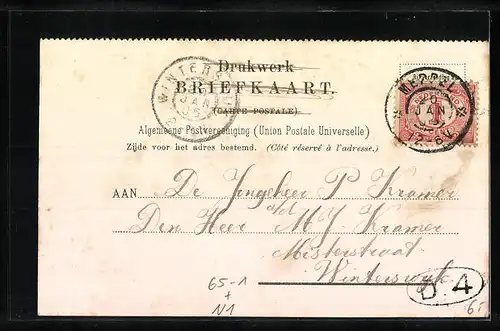 AK Meppel, Station, vor dem Bahnhof