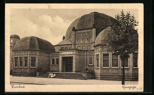 AK Enschede, vor der Synagoge