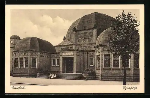 AK Enschede, Partie an der Synagoge