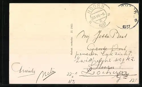 AK Enschede, Vorderansicht der Synagoge