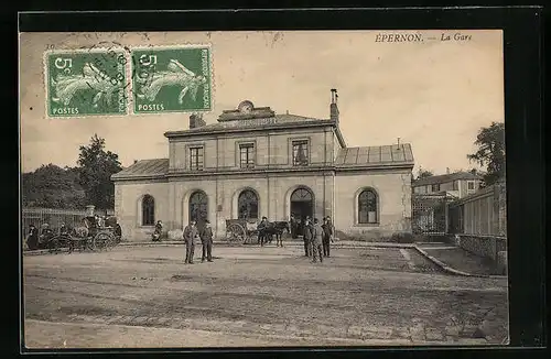 AK Épernon, La Gare