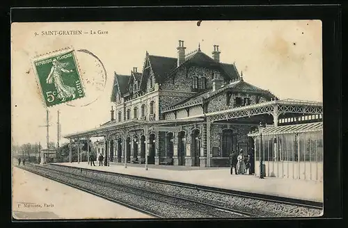 AK Saint-Gratien, La Gare