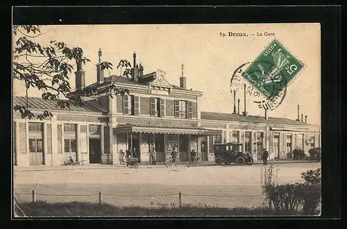 AK Dreux, La Gare