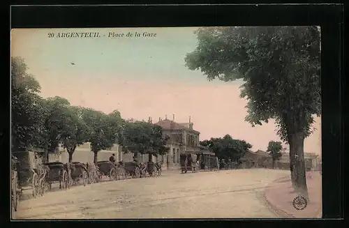 AK Argenteuil, Place de la Gare