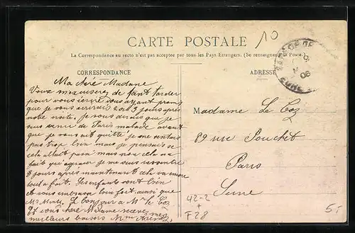 AK Dreux, Une Chasse a Courre dans la Foret, L`Arrivee au Rendez-vous de Chasse, Vorbereitung auf die Jagd