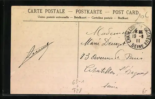 AK Dreux, La Gare, facade