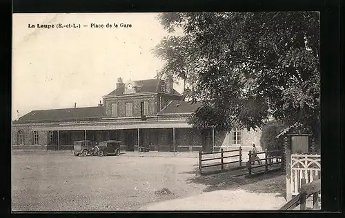 AK La Loupe, Place de la Gare