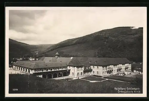 AK Heidelberg-Schlierbach, Orthopädische Klinik aus der Vogelschau