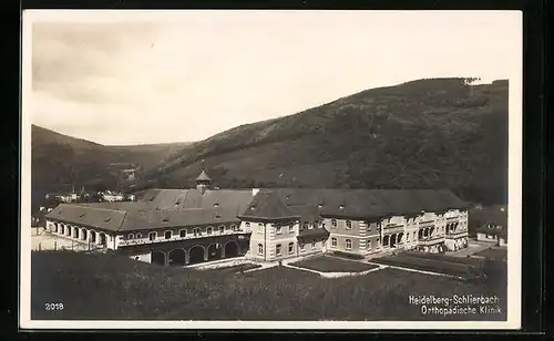 AK Heidelberg-Schlierbach, Orthopädische Anstalt aus der Vogelschau