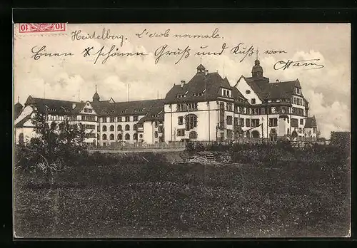 AK Heidelberg-Neuenheim, Blick auf das Neue Lehrerseminar